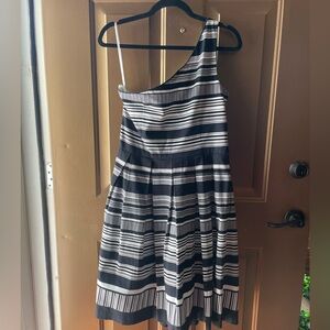 White House Black Market One Shoulder Dress